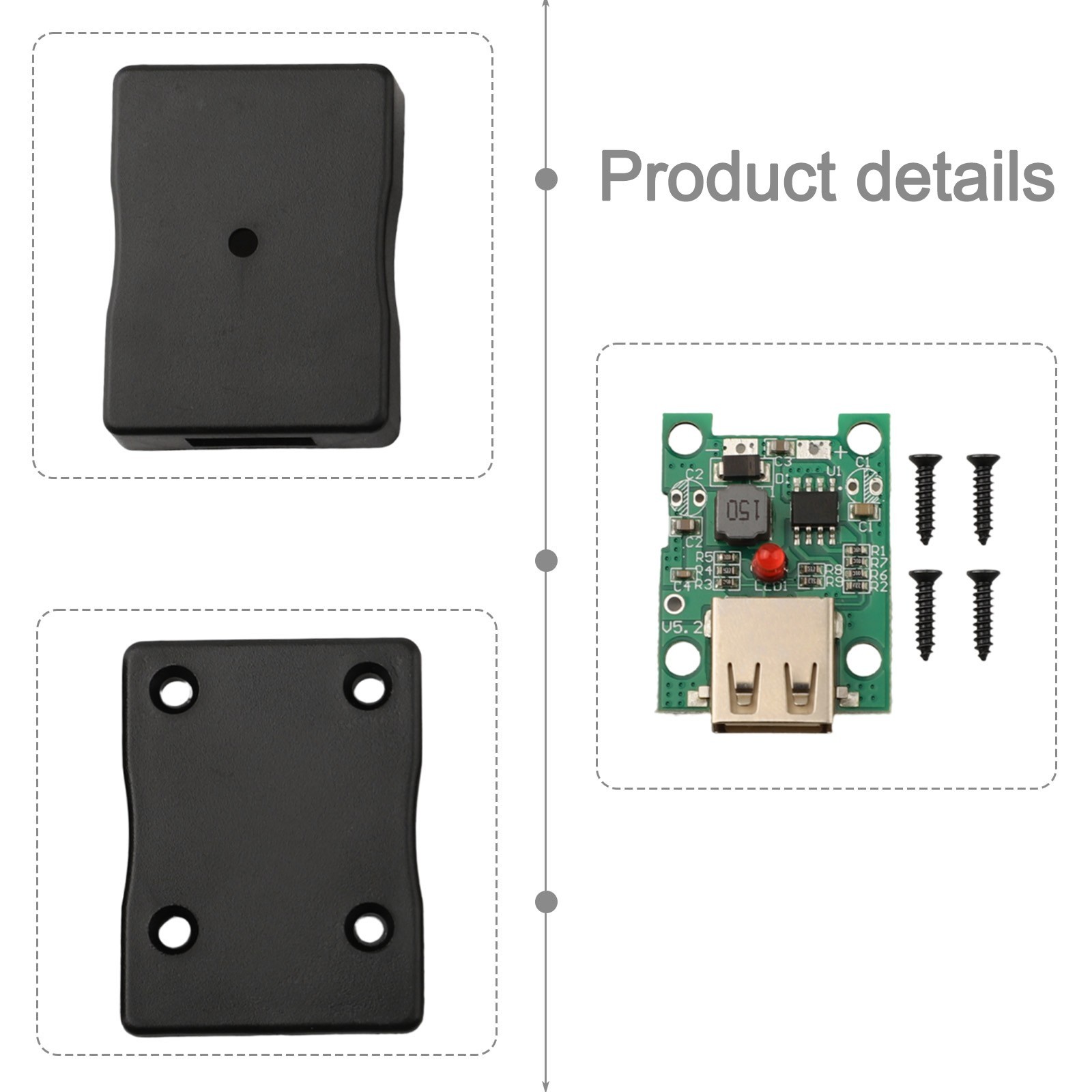 Efficient 5V 2A Solar Panel Power Bank Voltage Controller for USB Devices
