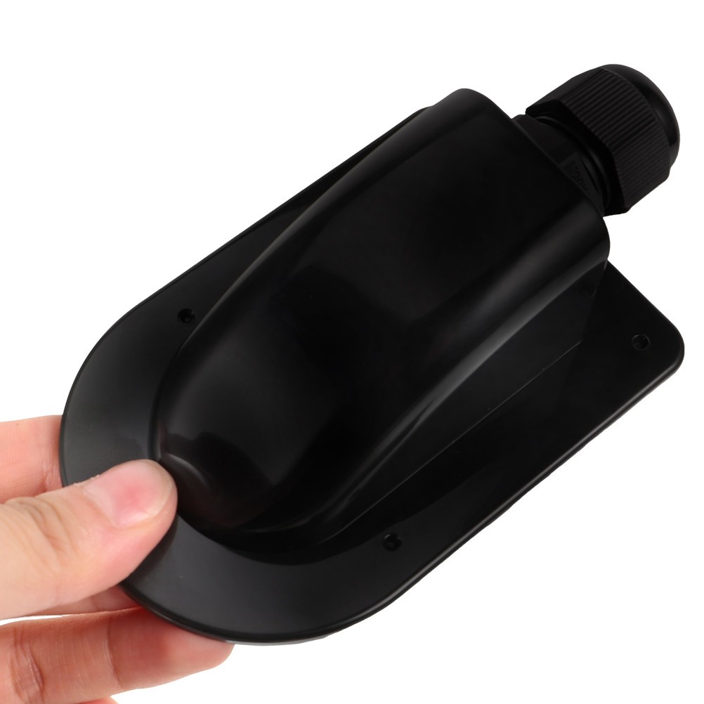 Waterproof Solar Cable Entry Box ABS Single Hole Wire Entry Case for Car Roof