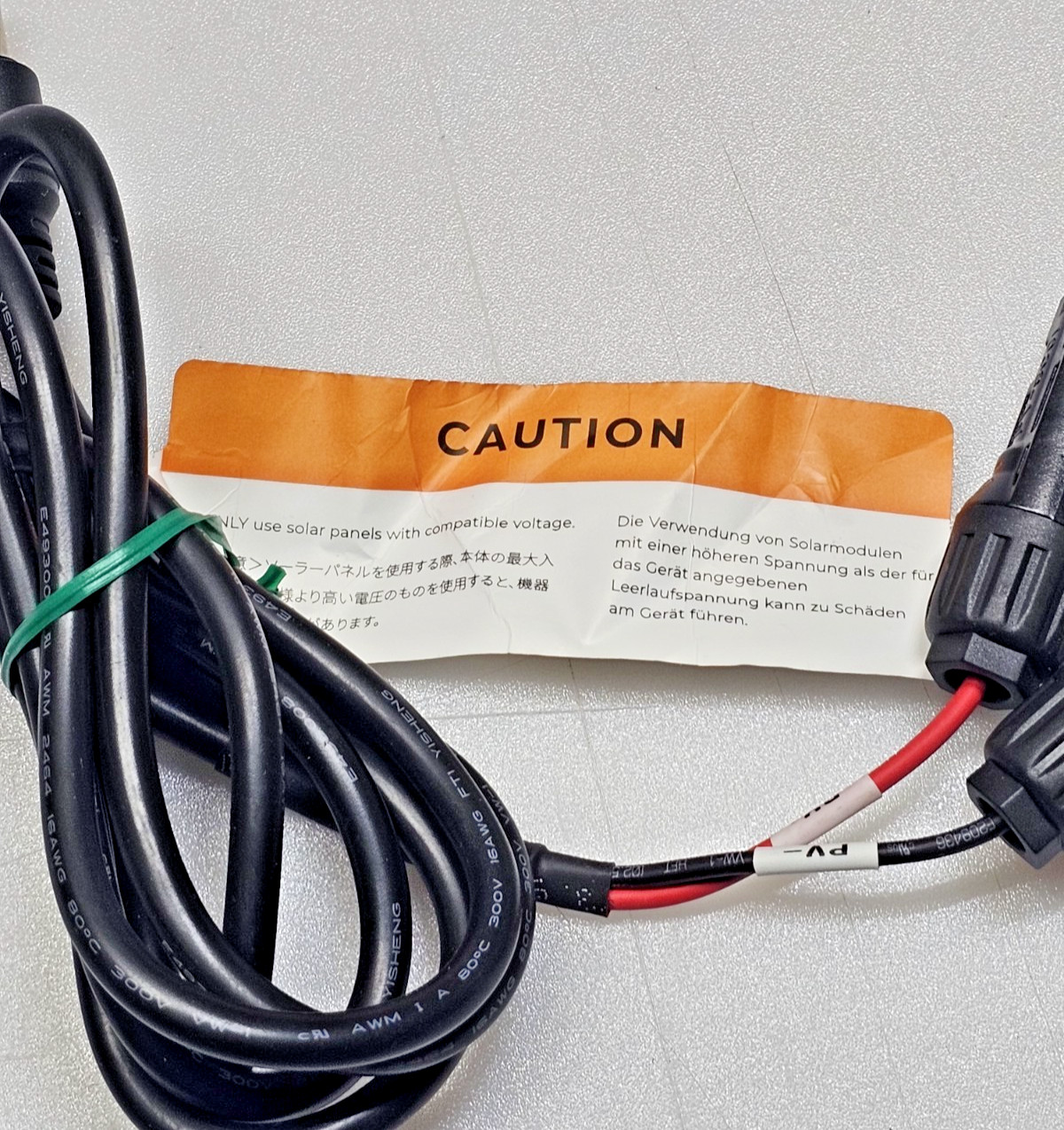 Bluetti Portable Power Station Model EB3A OEM Part Solar Charging PowerCord Only