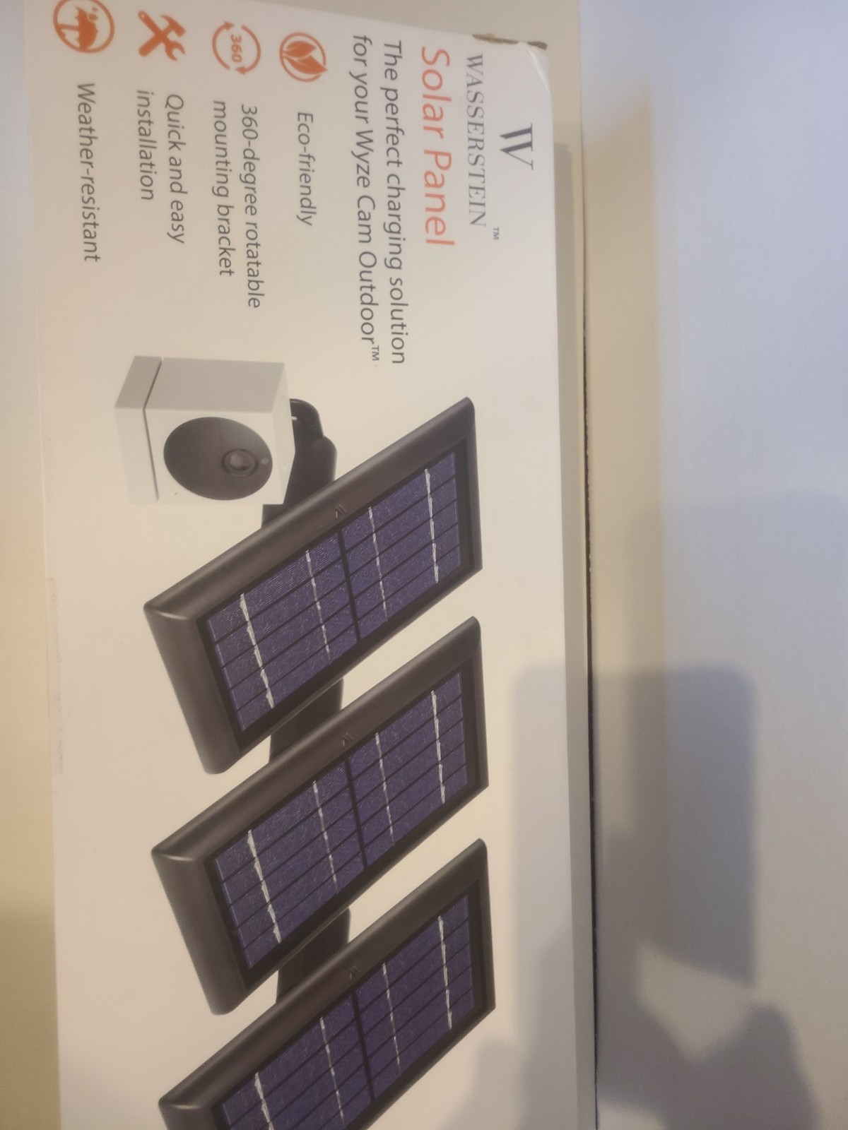 Wasserstein Solar Panel for Wyze Cam Outdoor