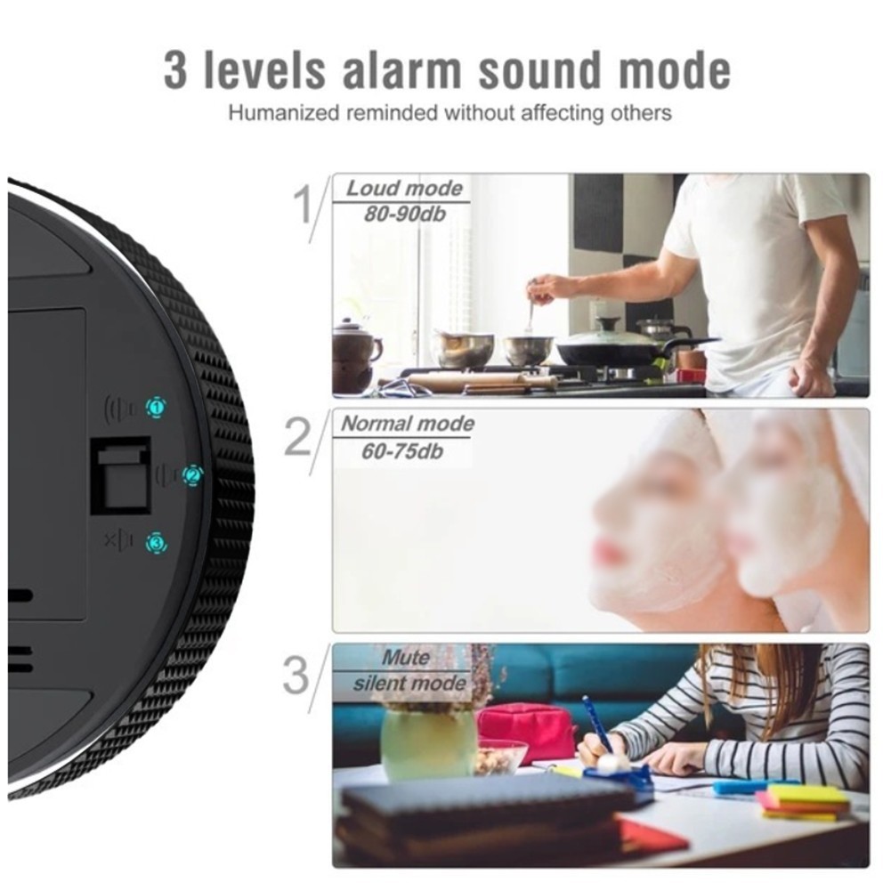 For Kitchen For Study Magnetic Timer Three Volume Modes Magnetic Attachment