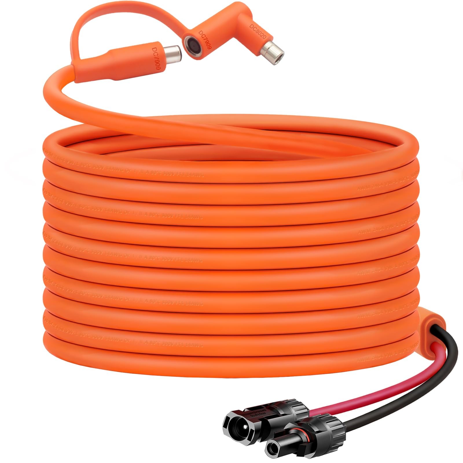 40FT MC4 to 8mm Adapter Cable for Jackery | Universal Solar Panel Connector a…