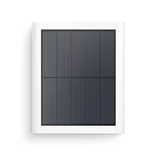 Ring 2nd Generation 4W Solar Panel for Select Ring Security Cameras-White (NEW)