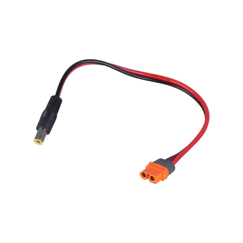 DC7909 (DC8mm) Male Adapter Cable Compatible for XT60-IF Plugs Input 10A Current