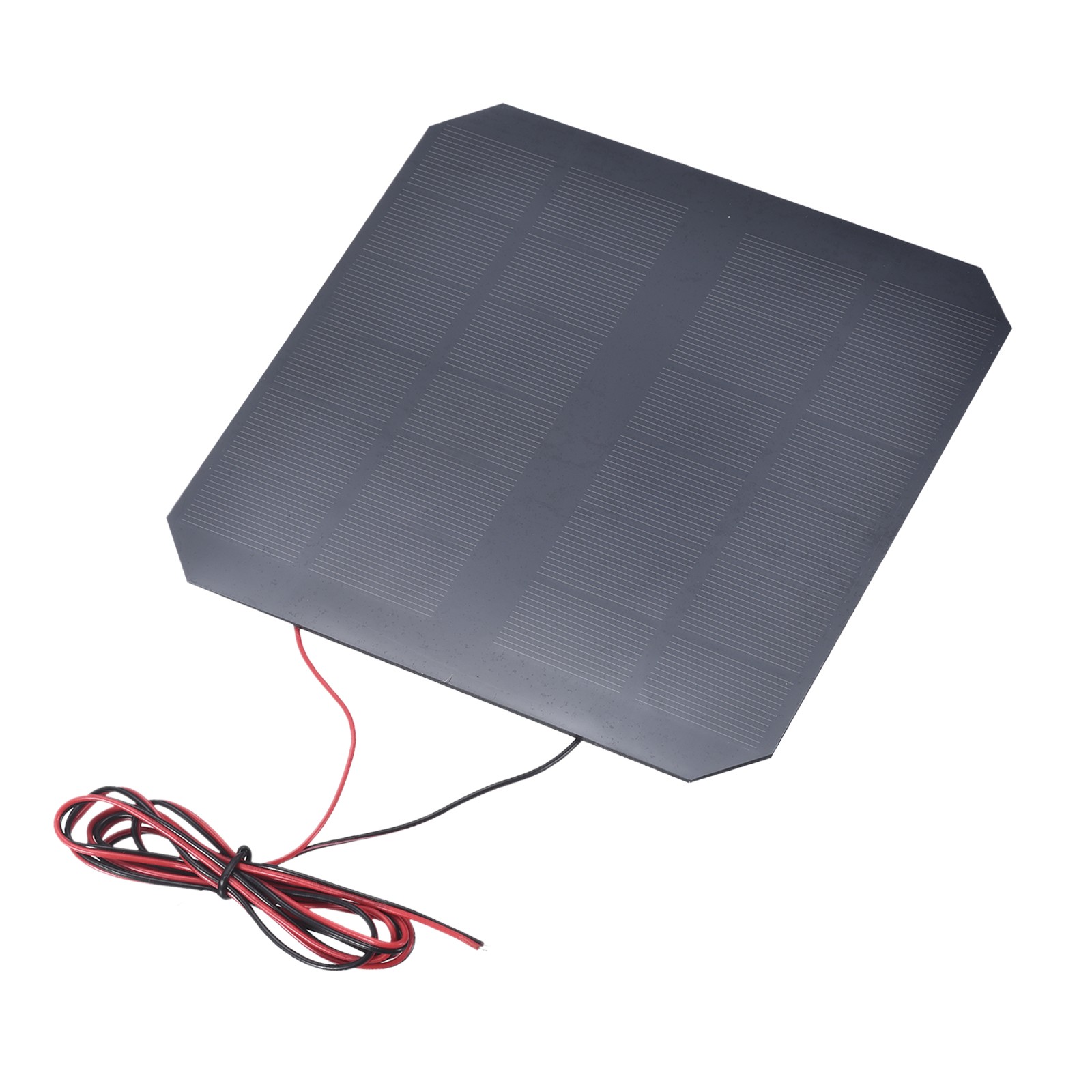 6V 3W 500mA Mini Solar Panels with Cable, 145 x 145mm