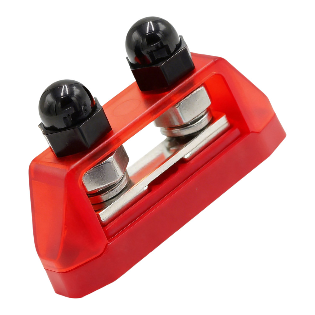 Cover Busbar M8 Terminal Block Dual-way Power Splitter Terminal Connector