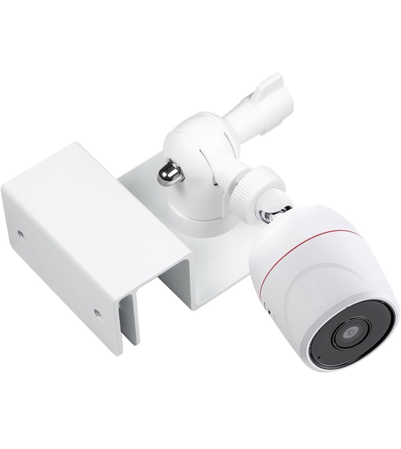 1 Pair of White Universal Solar Panel Gutter Mount, Aluminum Gutter Mount