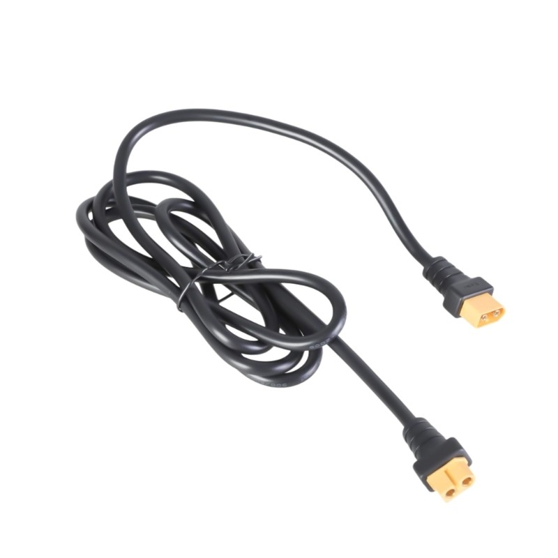 1m/2m XT60 Connectors Cord Extension Cable Wire for Car and Solar Batteries