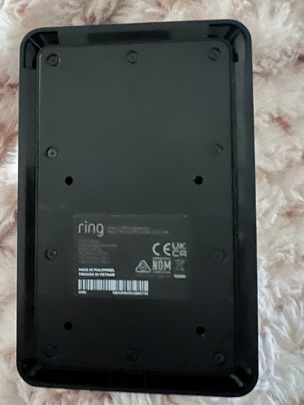 OEM Ring Solar Charger 5F83E9 for Battery Doorbells Compatible w/ Video Doorbell