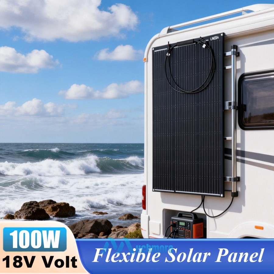 400W Flexible Solar Panel Mono 12V Home RV Boat Camping PV Power Battery Charge