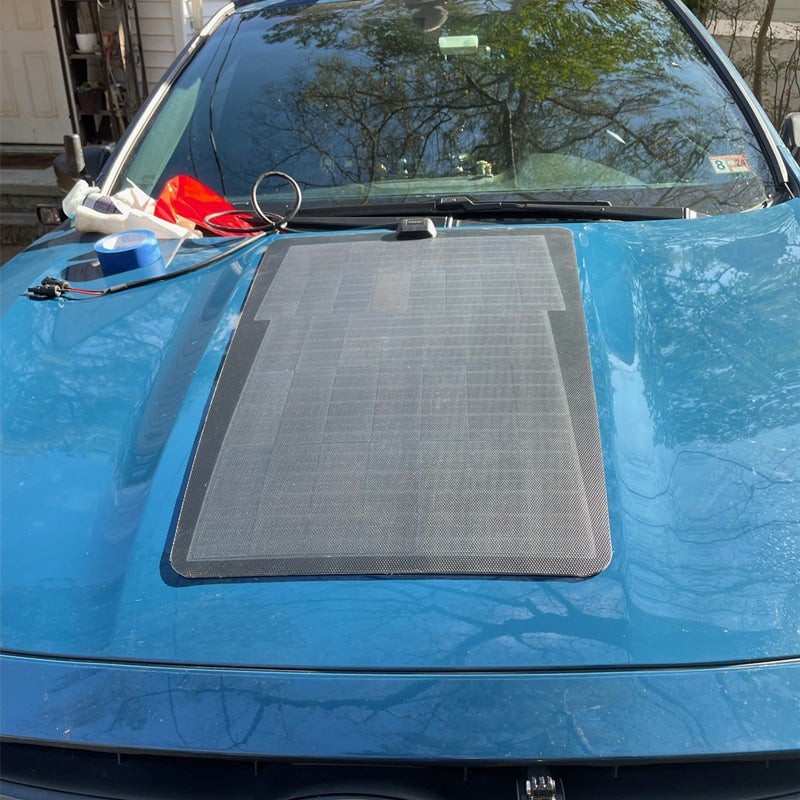 Lensun 2020-2025 Fits Subaru Outback 6th Gen 70W Hood Flexible Solar Panel