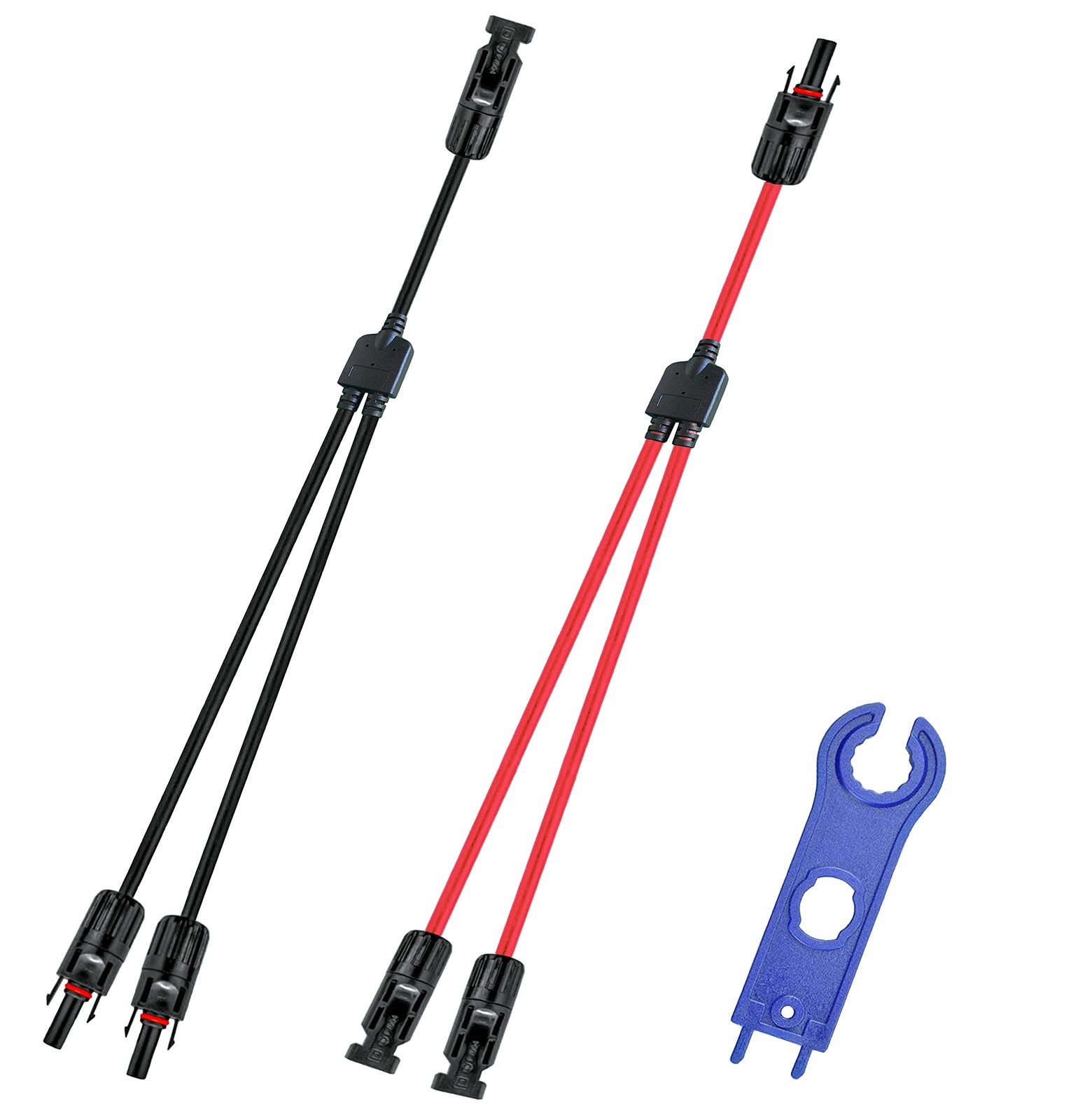 Y Solar Connector,Solar Y Branch Parallel Cable,Solar 1 to 2 Male Female Conn…