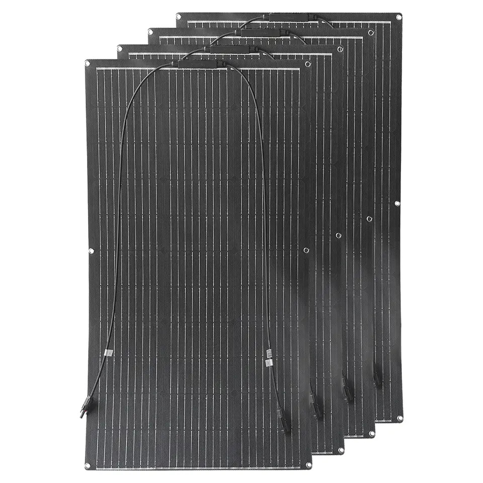 800W ETFE Flexible Mono Solar Panel 12V Power Portable for RV Camping Home Boat