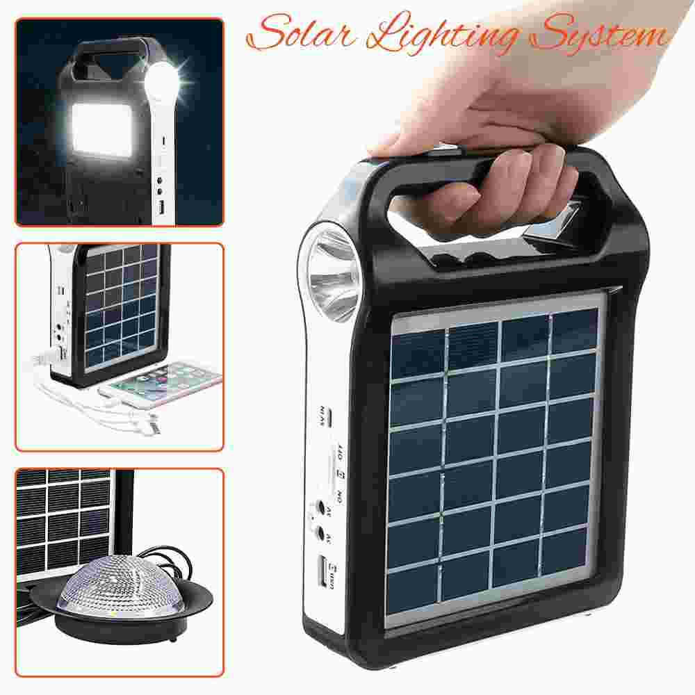 Portable Power Station Solar Generator Panel Power Bank Outlet Camping Emergency