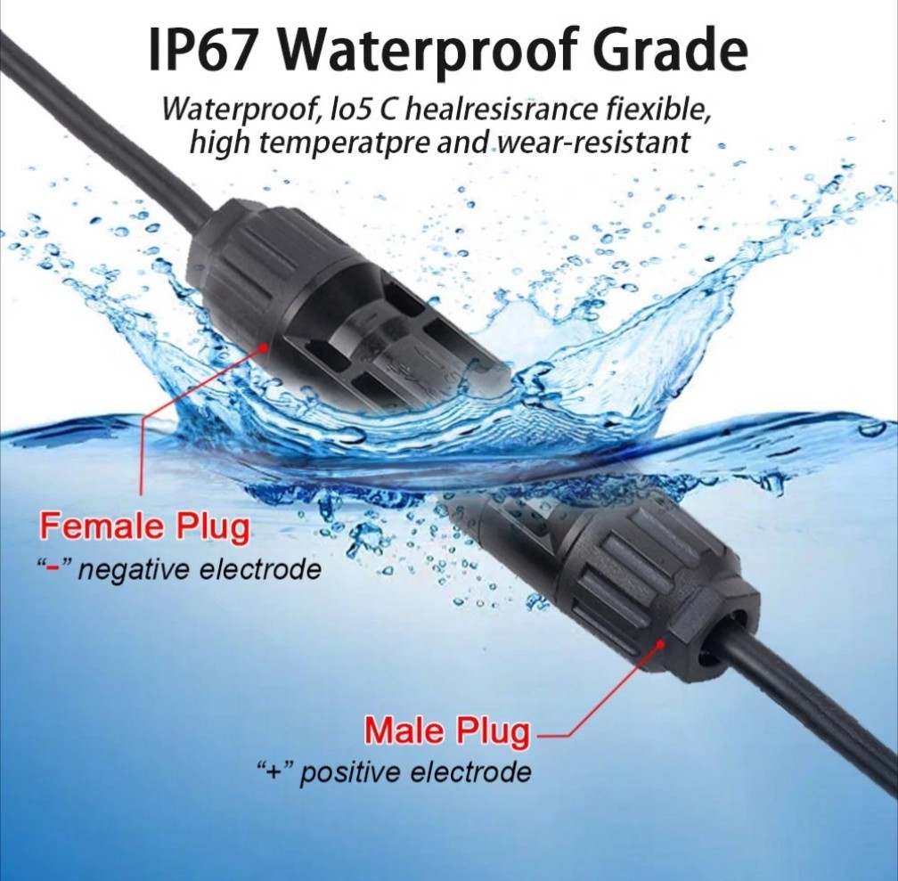 10ft XT60i Female to Solar Connector Solar Panel Charging Cable 12 AWG-SEE NOTE*