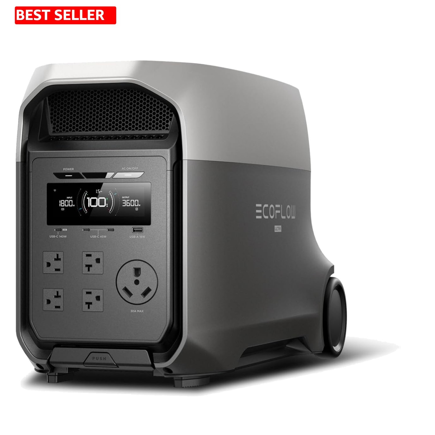 Delta 3 Ultra Power Station – Durable 3072Wh Solar Power for Home & Travel