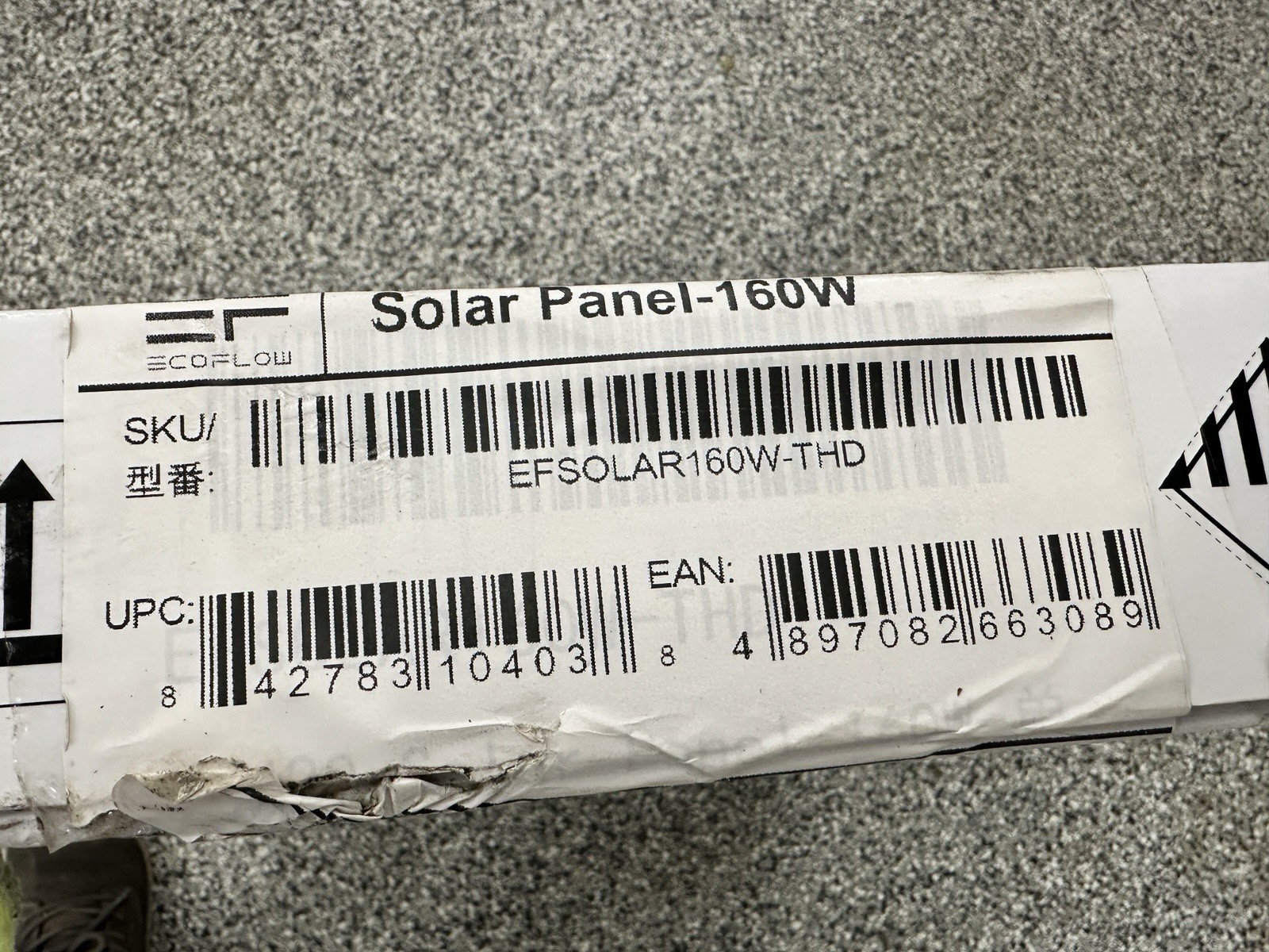 ECOFLOW 160 Watt Portable Foldable Solar Panel for Outdoor Charging Delta