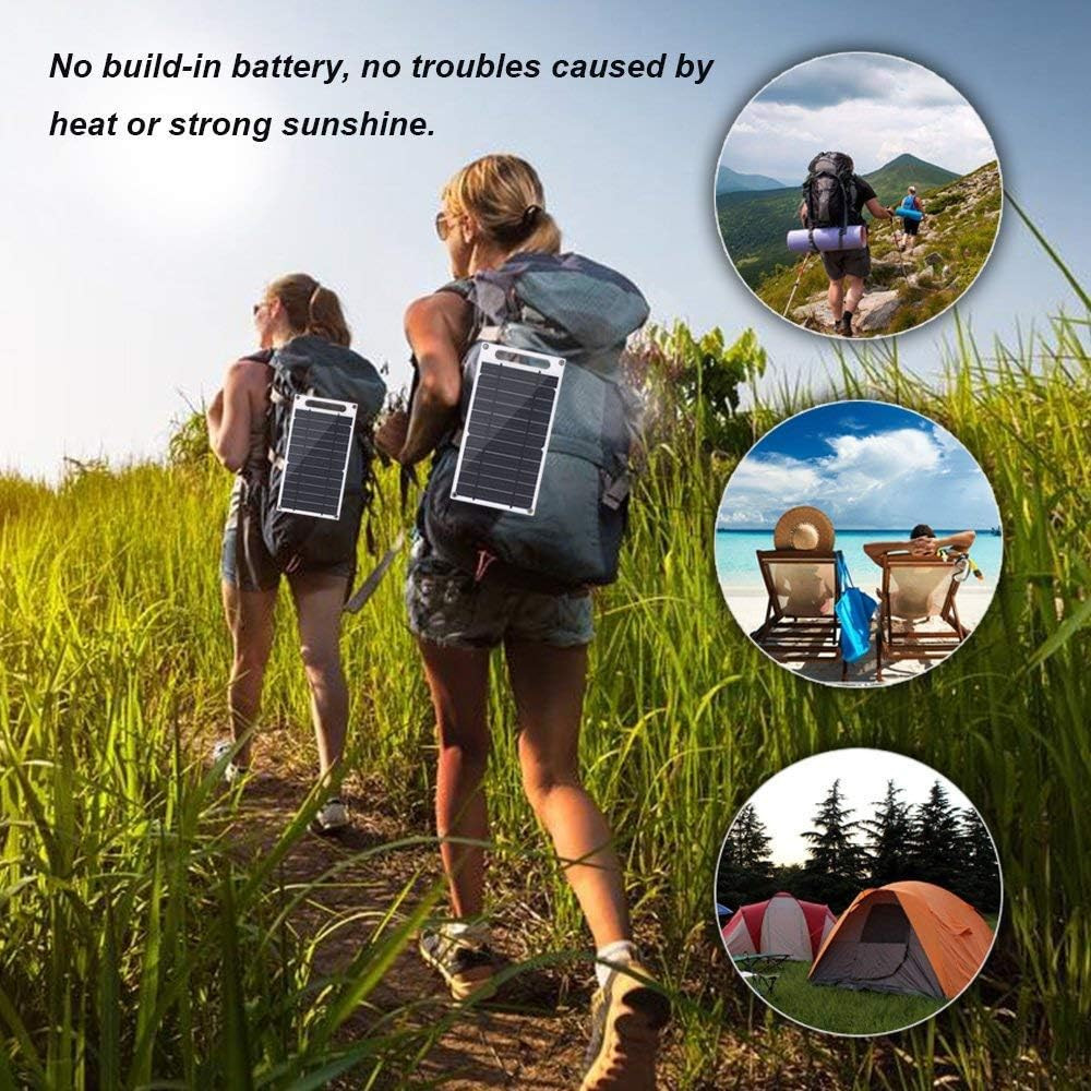 Solar Panel Charger USB Port Portable High Power Paper Shaped Monocrystalline Si