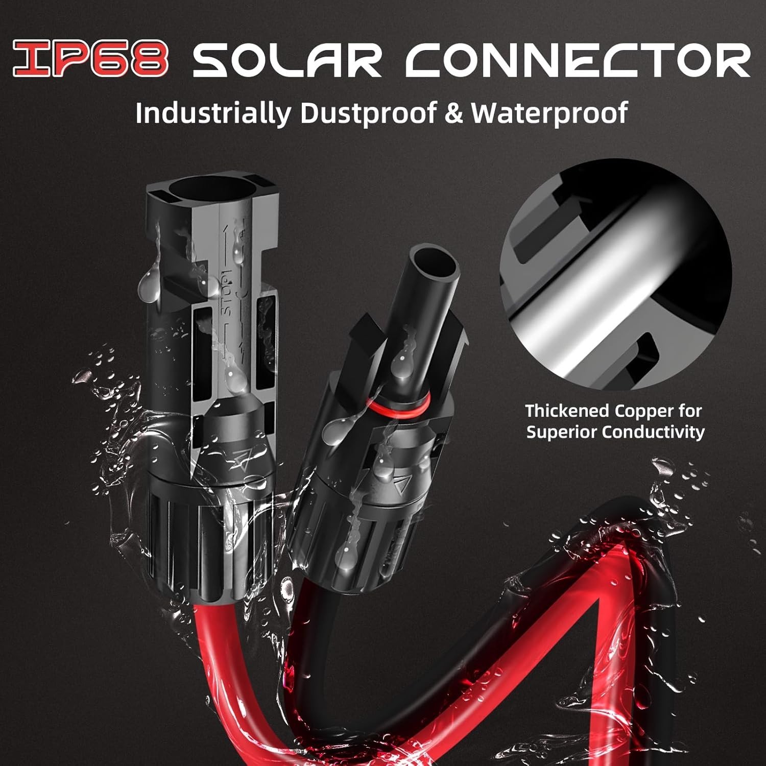 20FT 10AWG XT60 Solar Charging Cable, Solar Panel Connector to XT60 Extension…