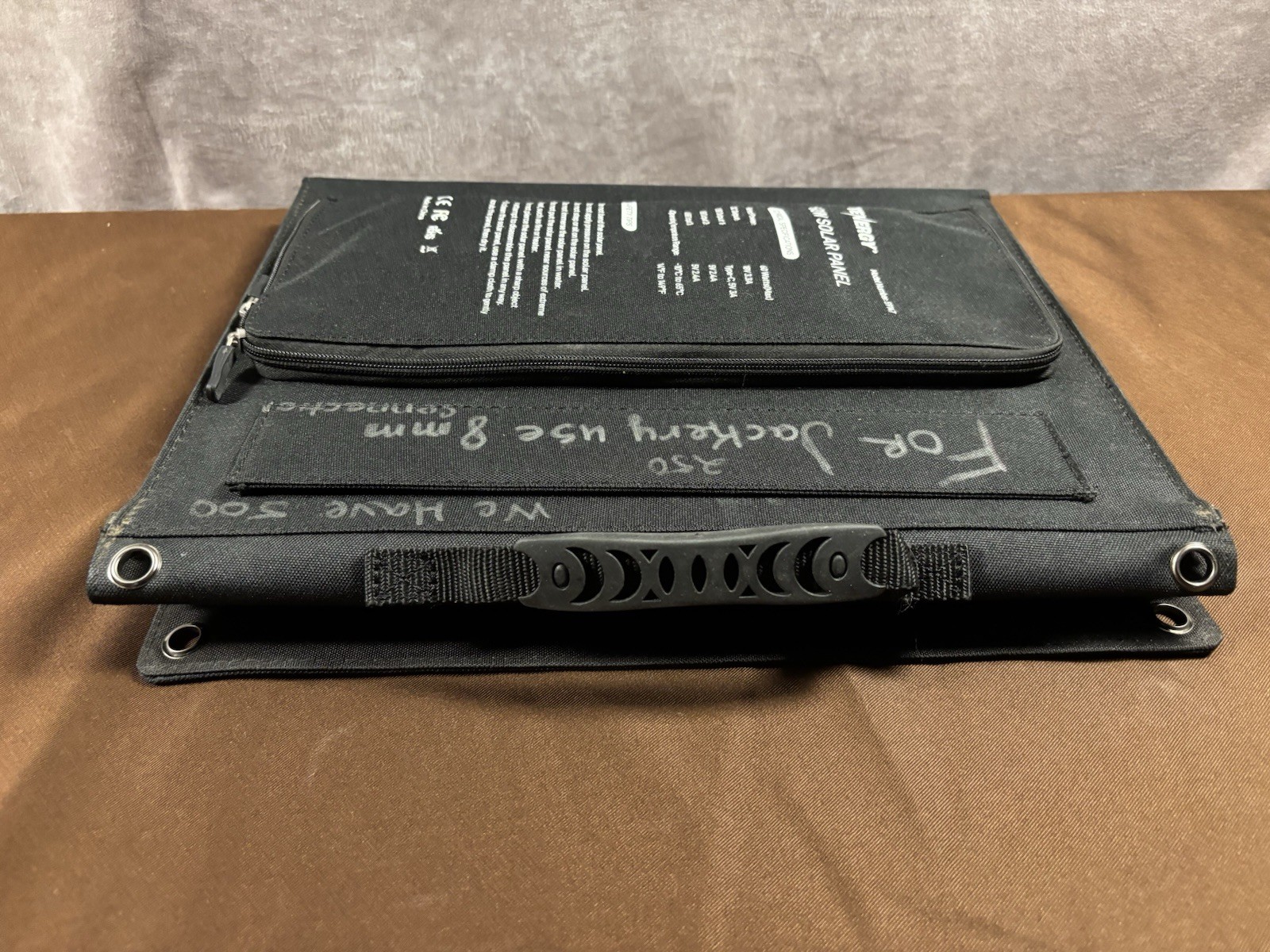 Tenergy Portable 60W Solar Panel Foldable Charger 18V Charging 5V USB CE ROHS