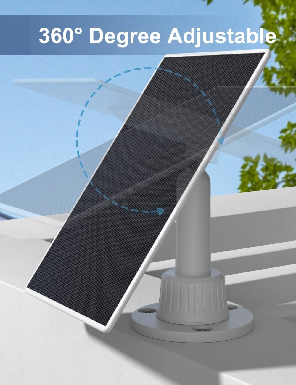 Efficient 6V Solar Charger for Arlo Pro 3, 5S & Ultra 2 – Compact & Lightweight
