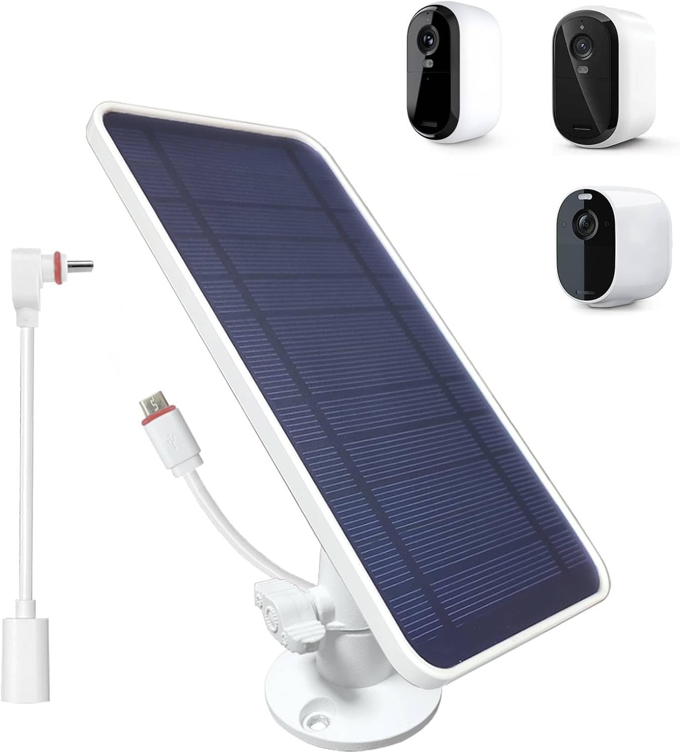 Solar Panel for Arlo Essential 2K/2K XL All 1st/2nd/3rd Gen and Essential/XL …