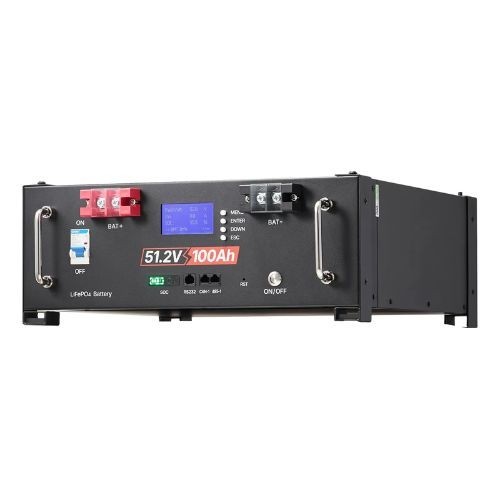 48V 200Ah and 51.2V Server Rack LiFePO4 Lithium Battery Pack (2�100Ah) Bluetooth
