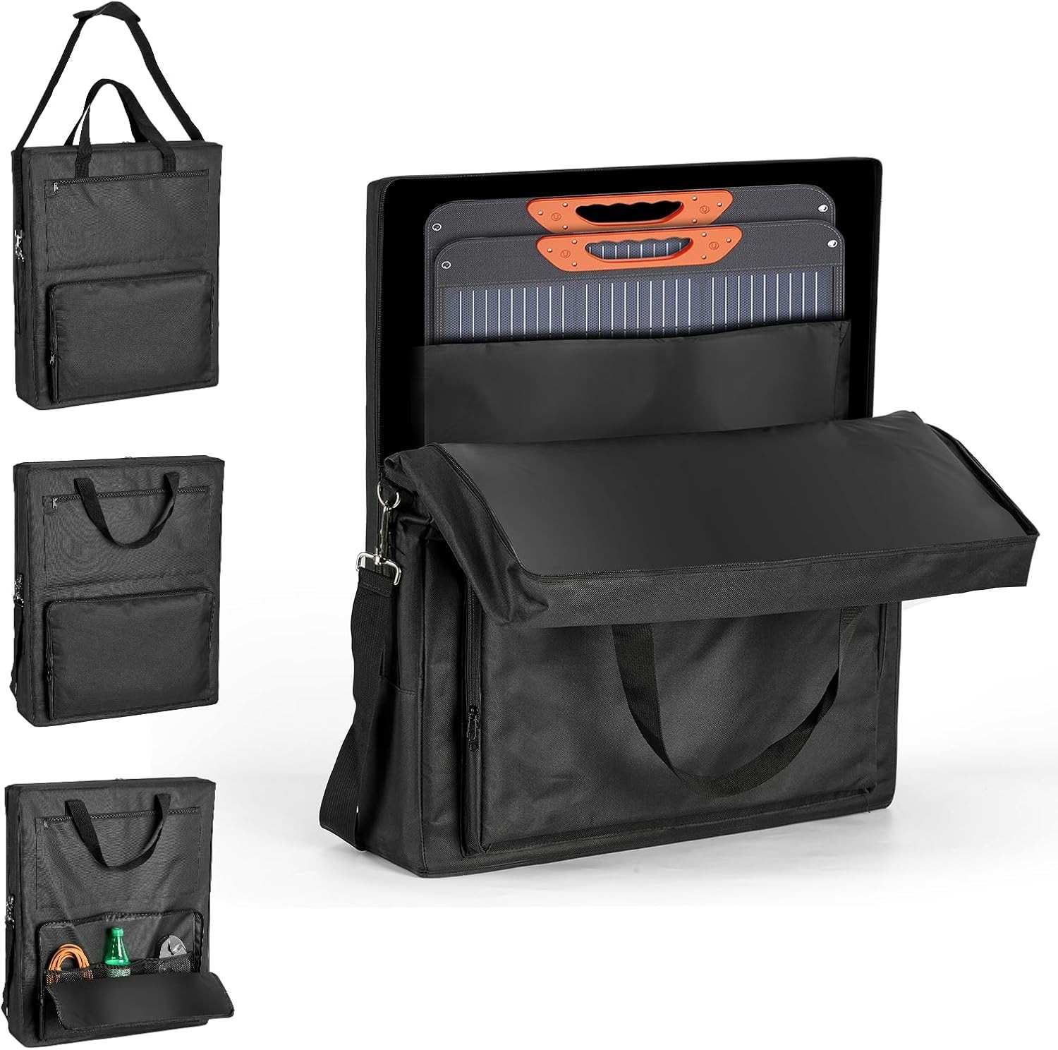 Solar Panel Carrying Case – Heavy Duty Padded Storage Bag for Jackery SolarSaga