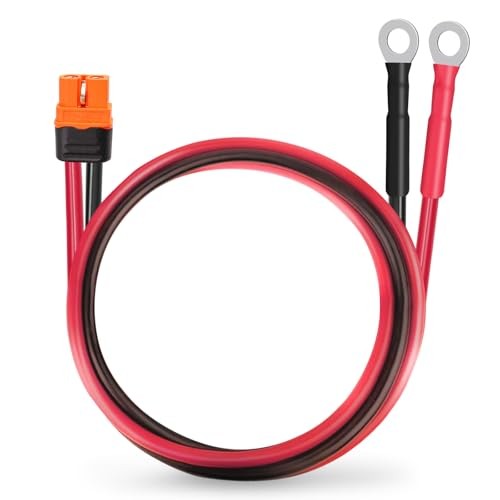 XT60i to O Ring Terminal Cable 10 AWG XT60i Female to O Ring 3FT 10AWG