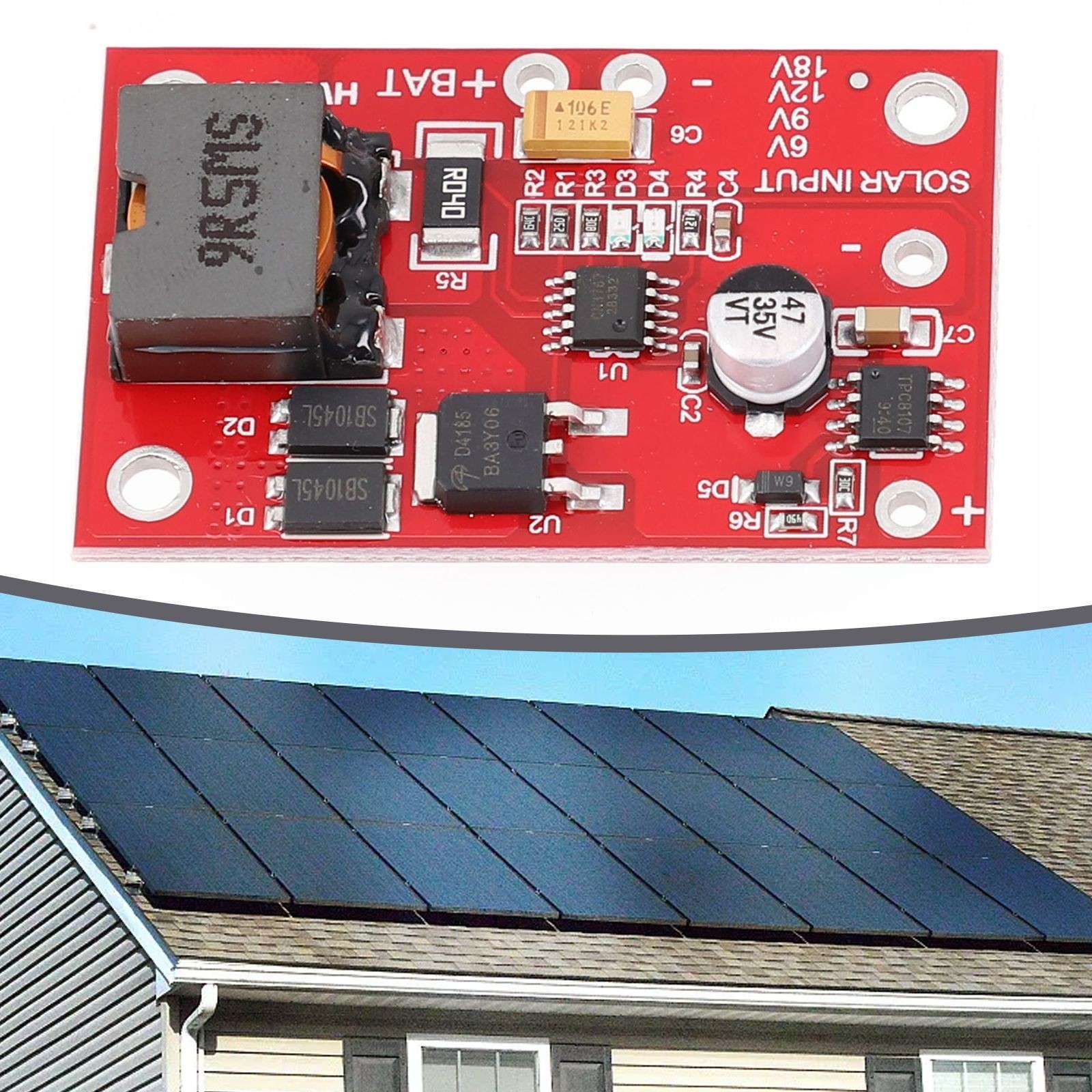 Solar Panel Controller Solar Controller Battery Charger 3A Charger Board