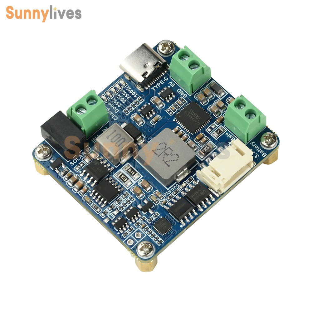 6-24V Solar Panel Power Management Module 5V 3A Supports MPPT, PD QC FCP SFCP