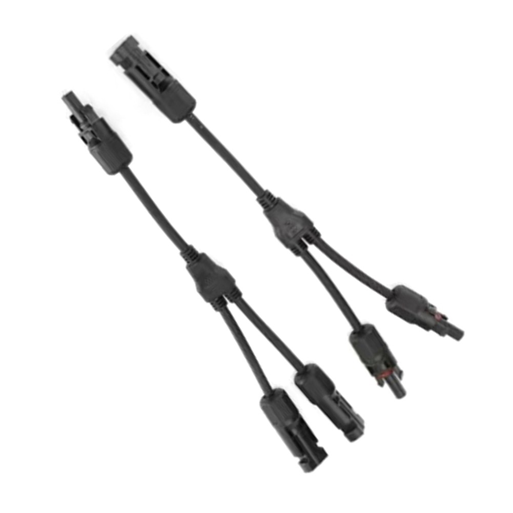 Solar Connectors Y Branch Parallel PV Adapter Cable Wire Plug Tool Kit for7748
