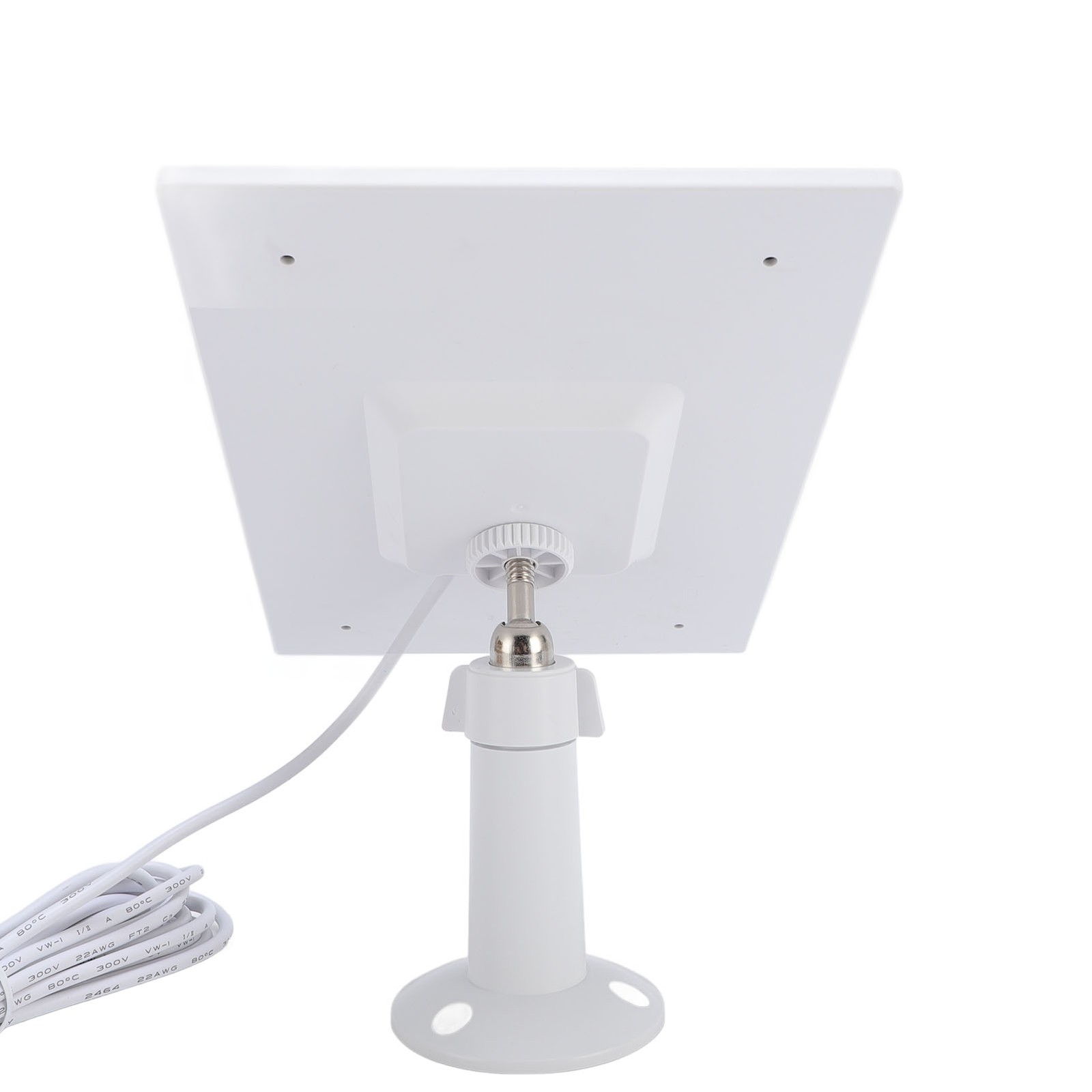 White Solar Panel For Bird Feeder Camera Waterproof Charger For Outdoor Use