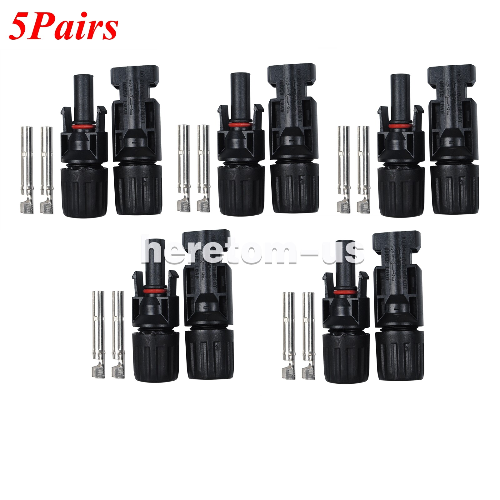 Lot 5-100 Connectors For MC-4 Solar Panel 1000V 30A Plug Socket Male & Female