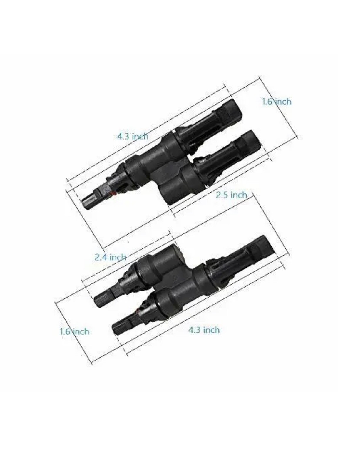 Branch Connectors Connectors Y Connector In Pair Mmf+ffm For Parallel Connection