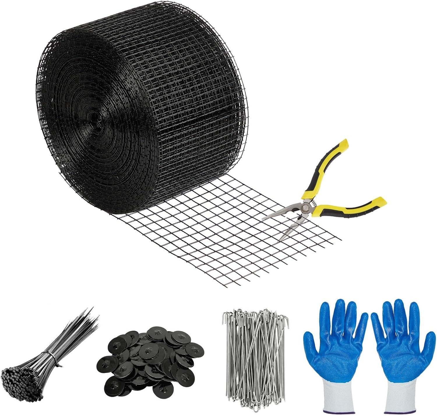 6in x 50/100/120ft Solar Panel Bird Guard Critter Guard Roll Kit Tire Wires