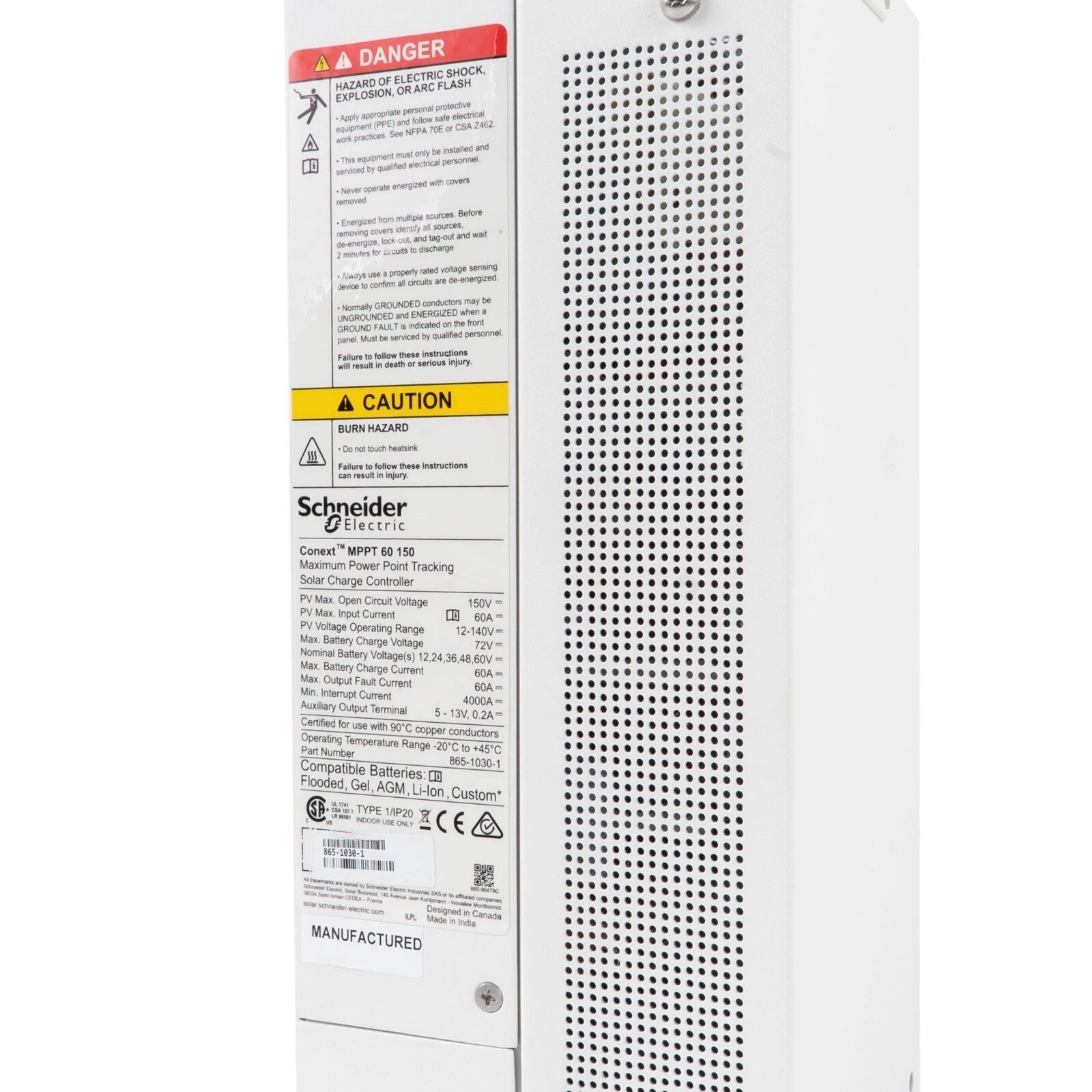 NEW Schneider Electric Conext MPPT 60-150, 865-1030-1 (New variant)
