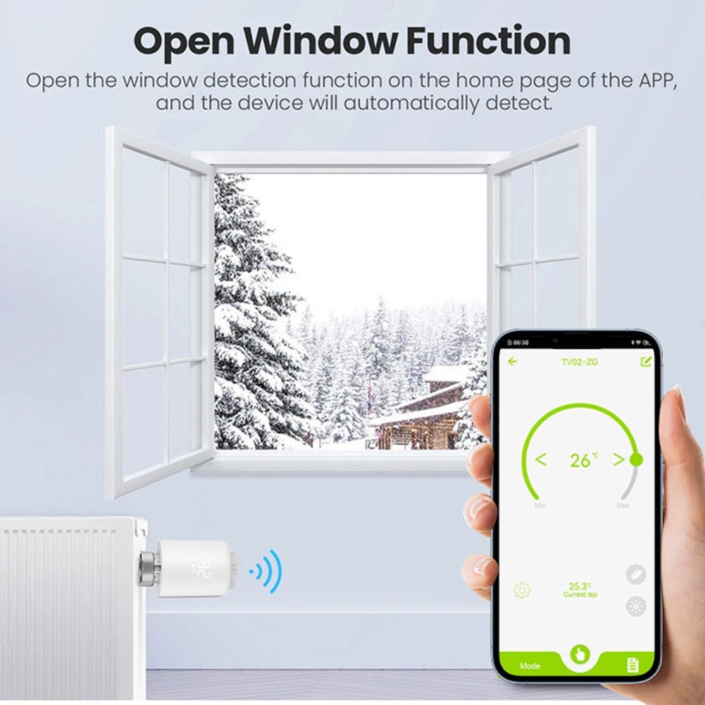 Wireless Programmable Thermostat with App Control for Energy Efficiency