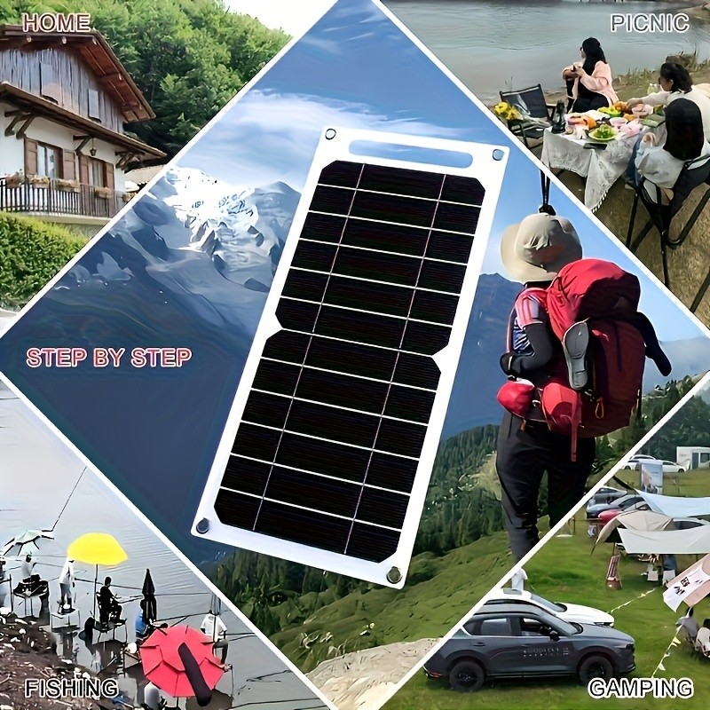 Functional Durable Stylish Solar Charging Accessories for Camping Outdoor Travel