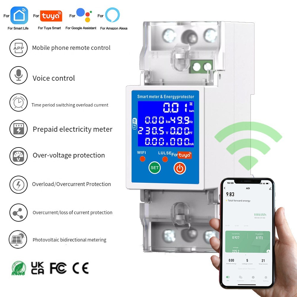 PV Smart Circuit Breaker 80A with Overcurrent and Leakage Protection Features
