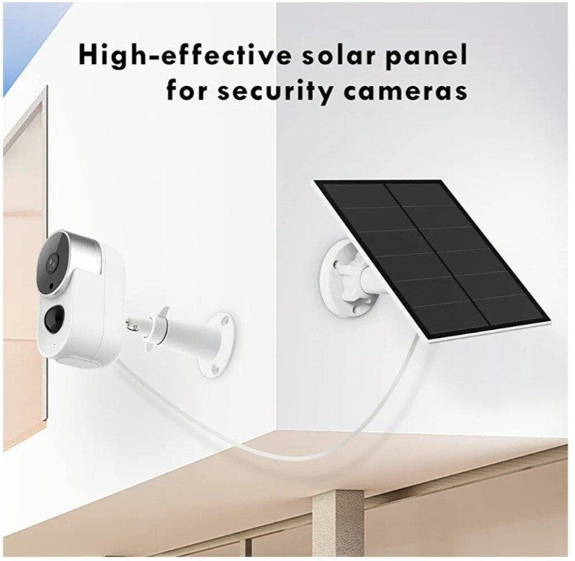 5W Solar Panel – Outdoor Wireless Security Camera Waterproof