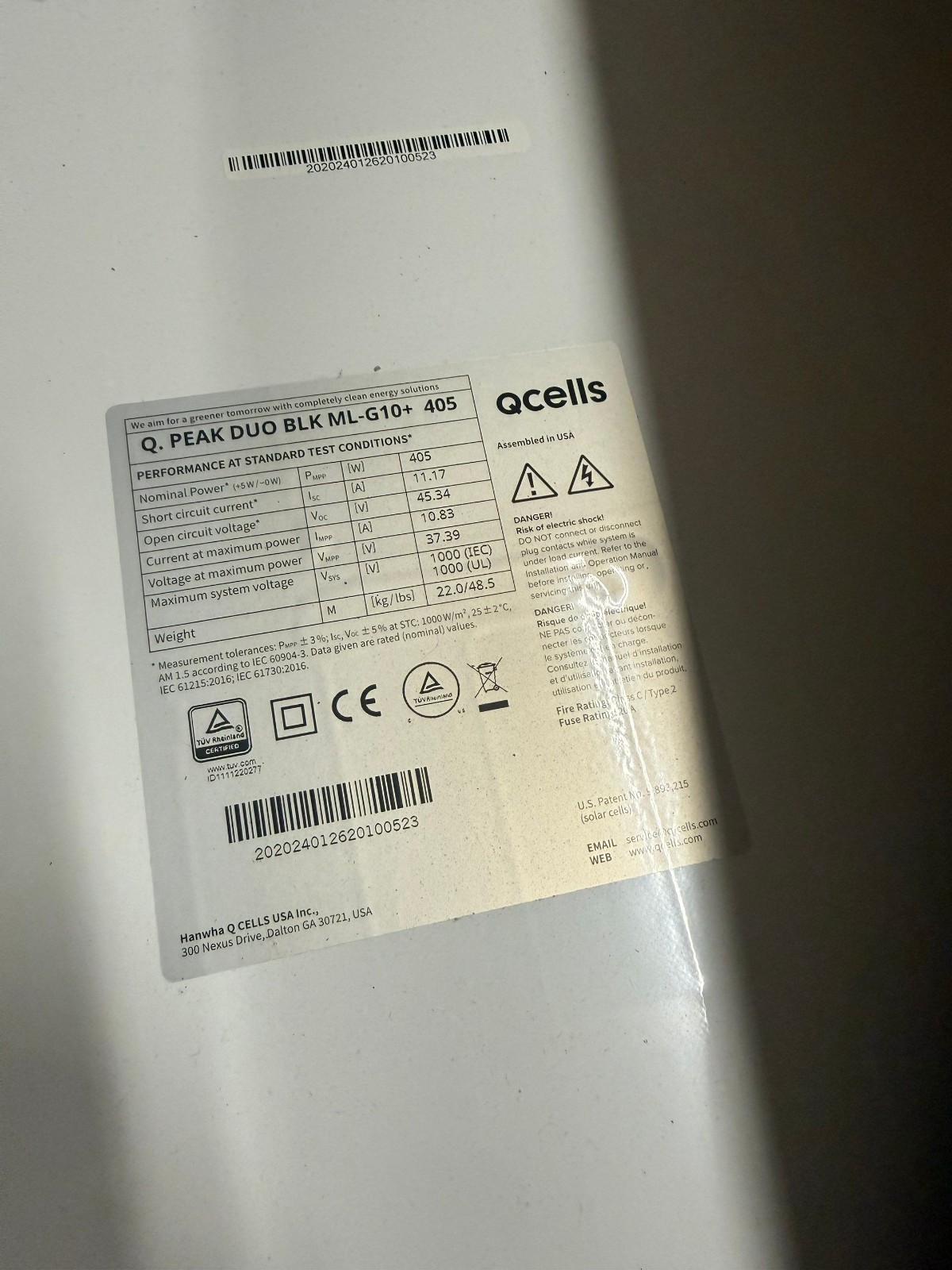 NEW Pallet of 32x Q CELLS 405W Solar Panels – Q.PEAK DUO BLK ML-G10+