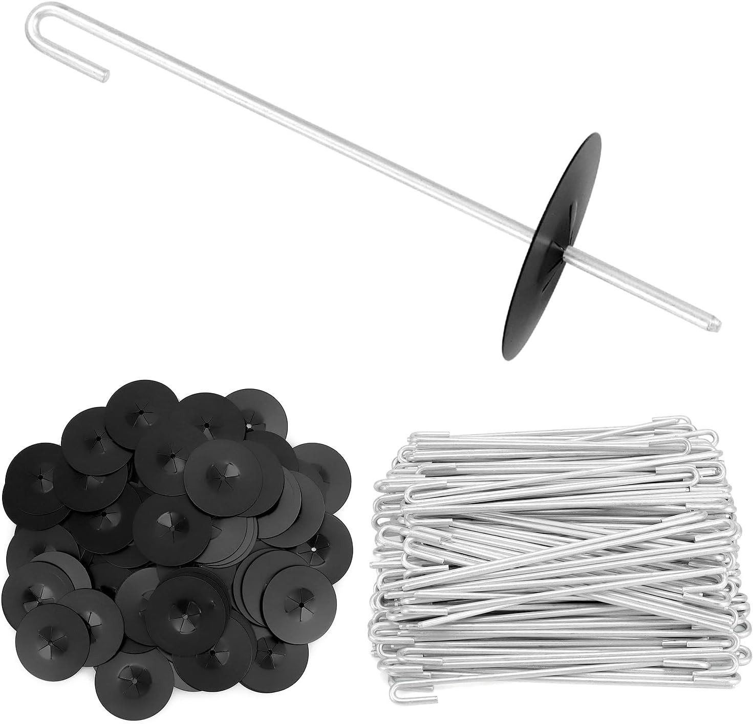 Solar Panel Bird Guard Clips J Hooks Bird Mesh Fasteners Stainless Steel 200 PCS