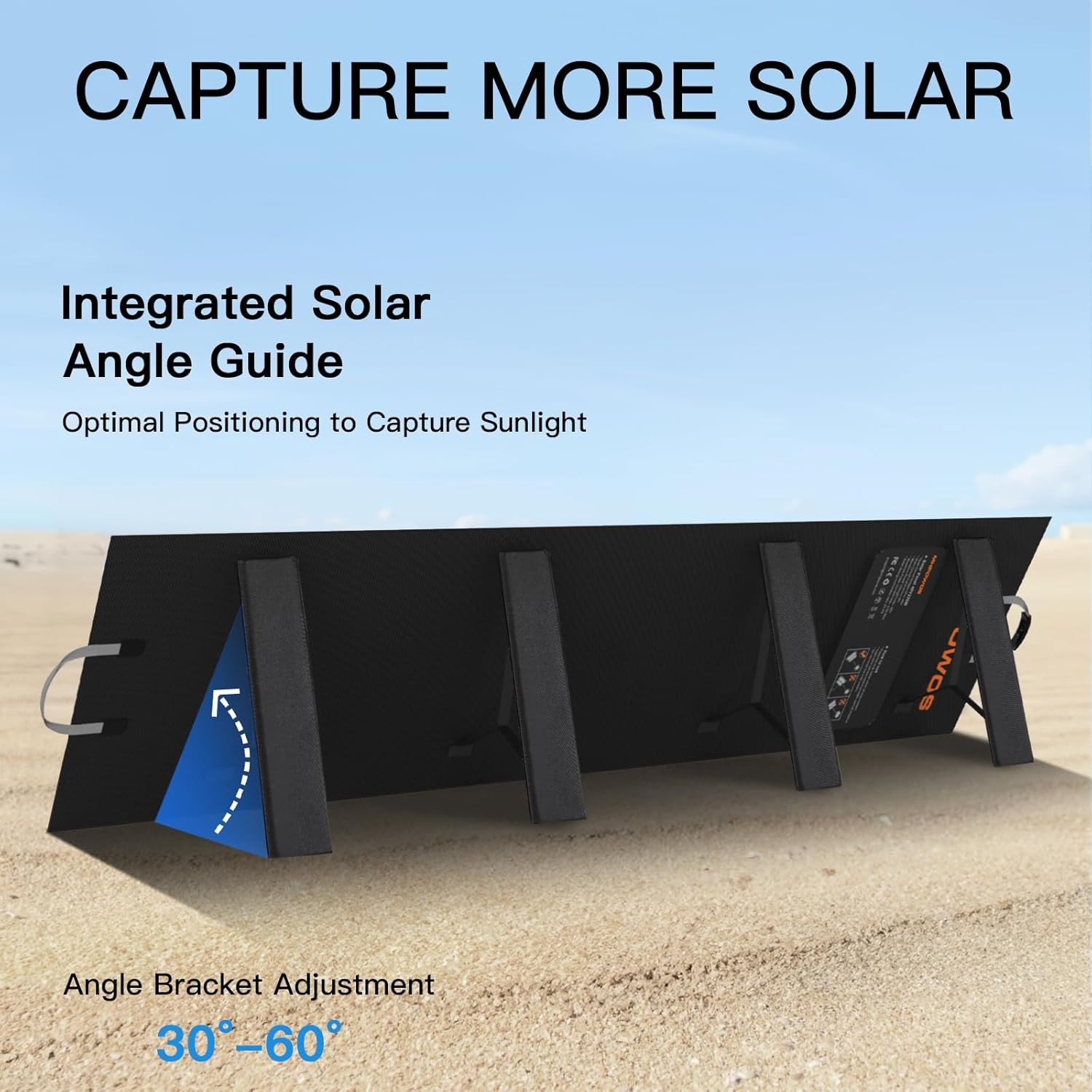 Monocrystalline Foldable Solar Charger 220W 40V IP67
