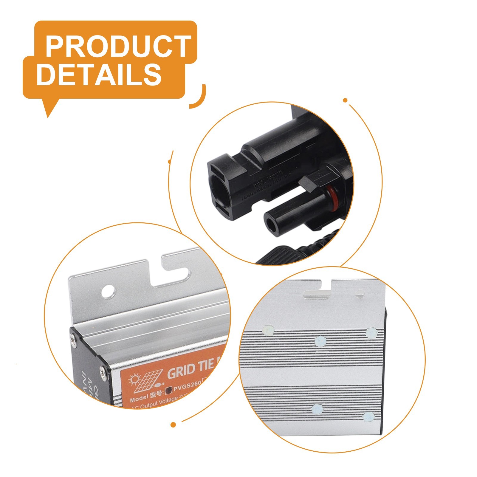 Space Saving 120700W Solar Inverter with Aluminum Alloy Design and Compact Size