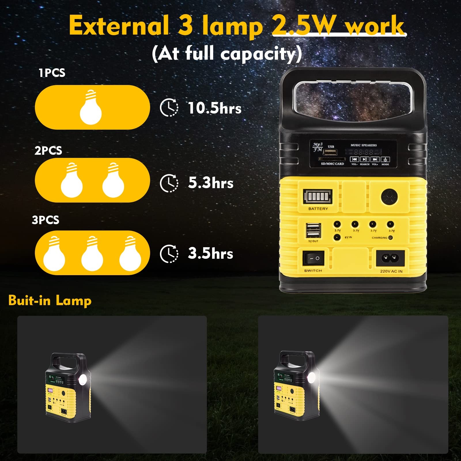 Solar Generator – Portable Power Station for Emergency Power Supply,Portable Gen