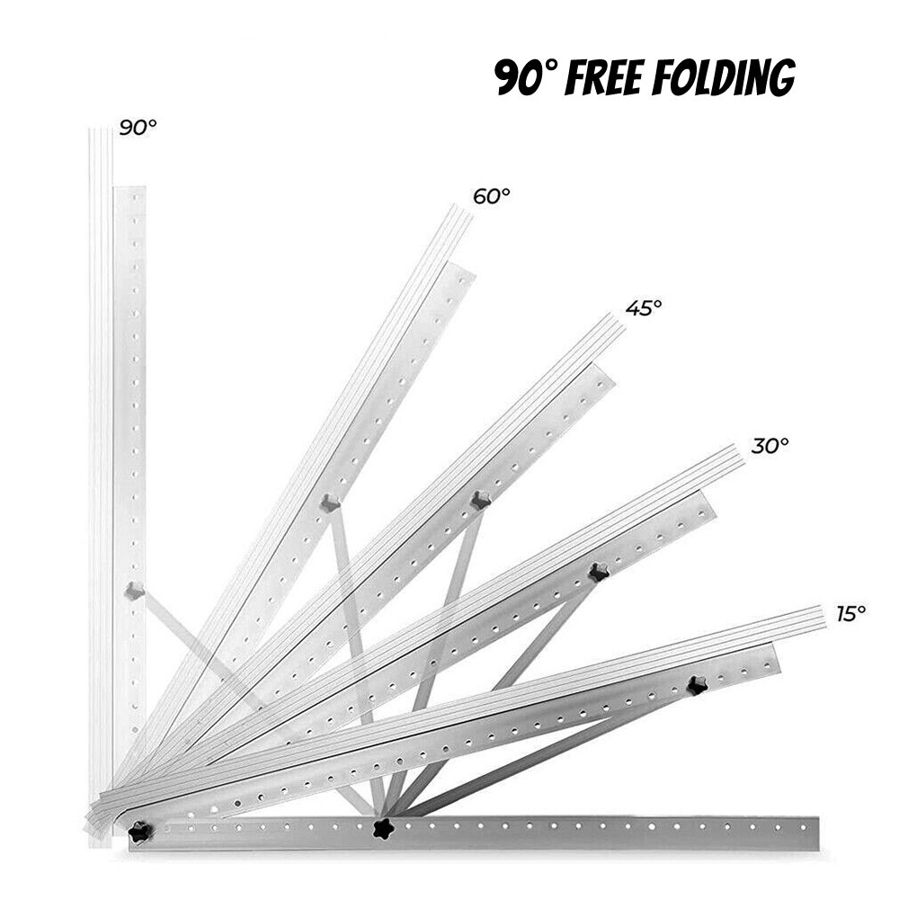 Solar Panel RV Tilt Mount Brackets Ground Roof Flat Surface Adjustable Frame