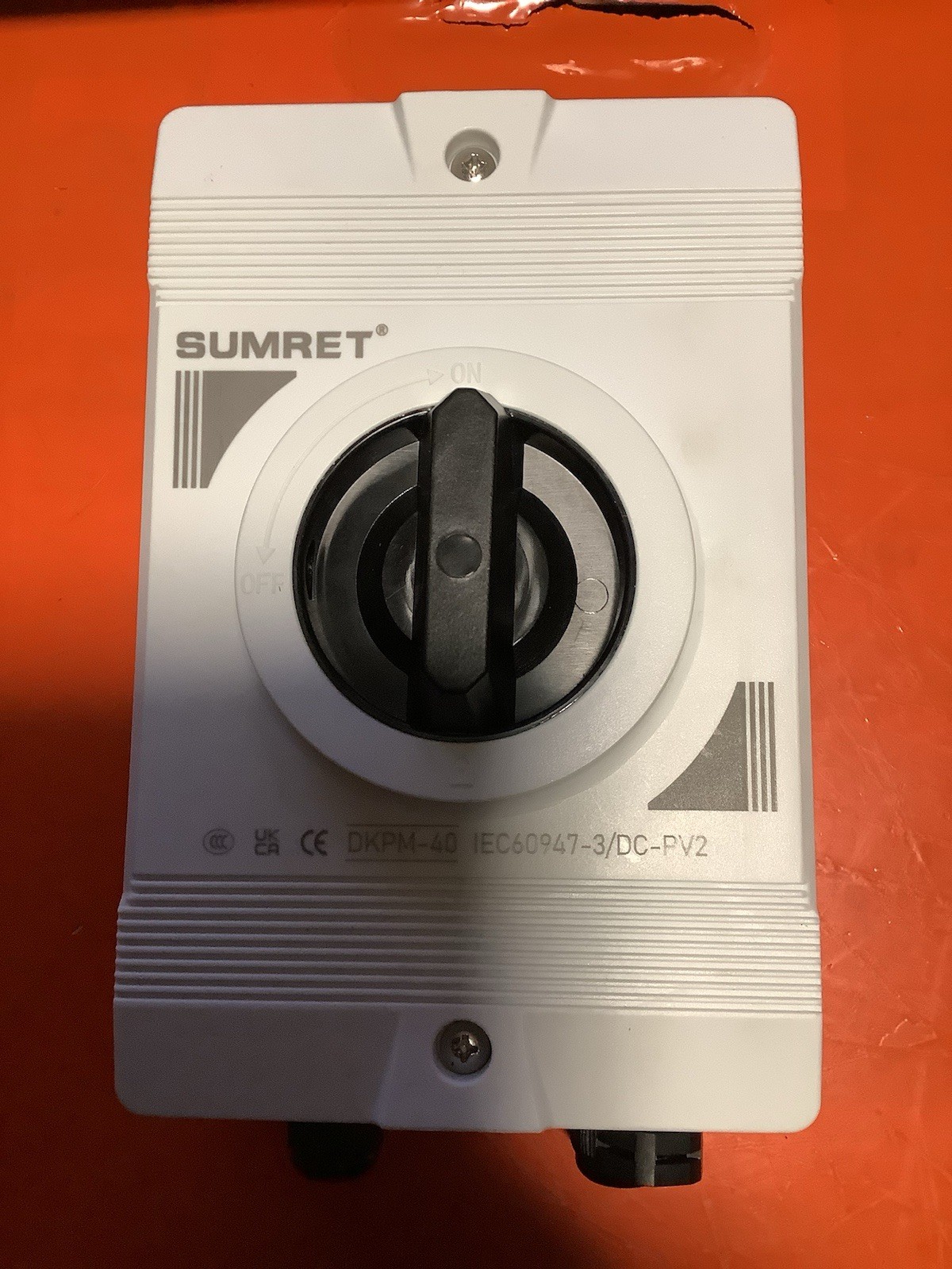 Isolation Switch Solar Panel DC Disconnect Switch 1500V 40A Grade Outdoor IP66