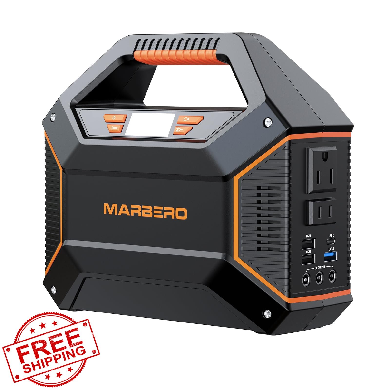 MARBERO Orange 155Wh Power Station 100W