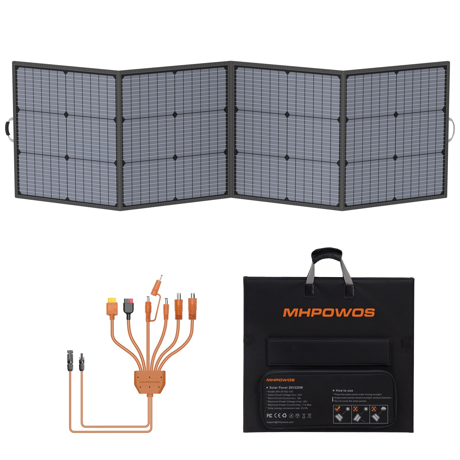 110W 220W Solar Panel Charger for Ecoflow DELTA 2 RIVER 3 Portable Power Station